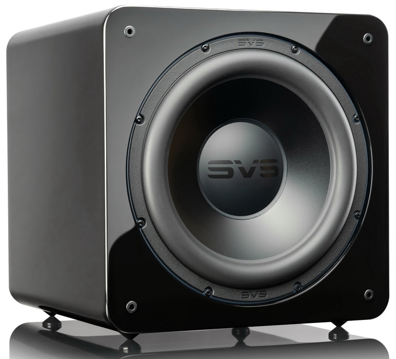 Caisson de basses SVS SB-2000 Pro finition Piano Gloss – subwoofer clos 550W avec haut-parleur de 12 pouces pour Hi-Fi et home cinéma