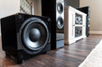 Caisson de basses SVS SB-3000 finition Piano Gloss – subwoofer compact 800W pour système Hi-Fi et home cinéma haute performance
