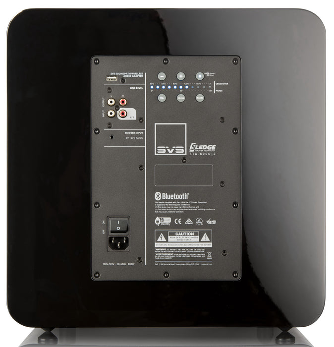 Caisson de basses SVS SB-3000 finition Piano Gloss – subwoofer compact 800W pour système Hi-Fi et home cinéma haute performance
